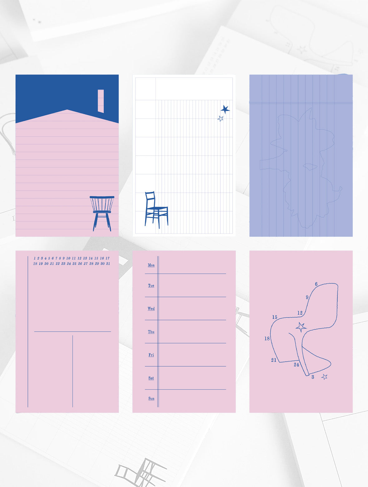 Lightness Studio [The Chair] M5 Memo Set | 6 Design Archive
