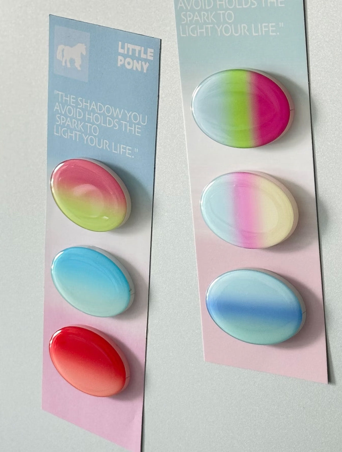 Little Pony [Atmospheric Gradients] 3D Resin Magnet Set | Solar Term Series